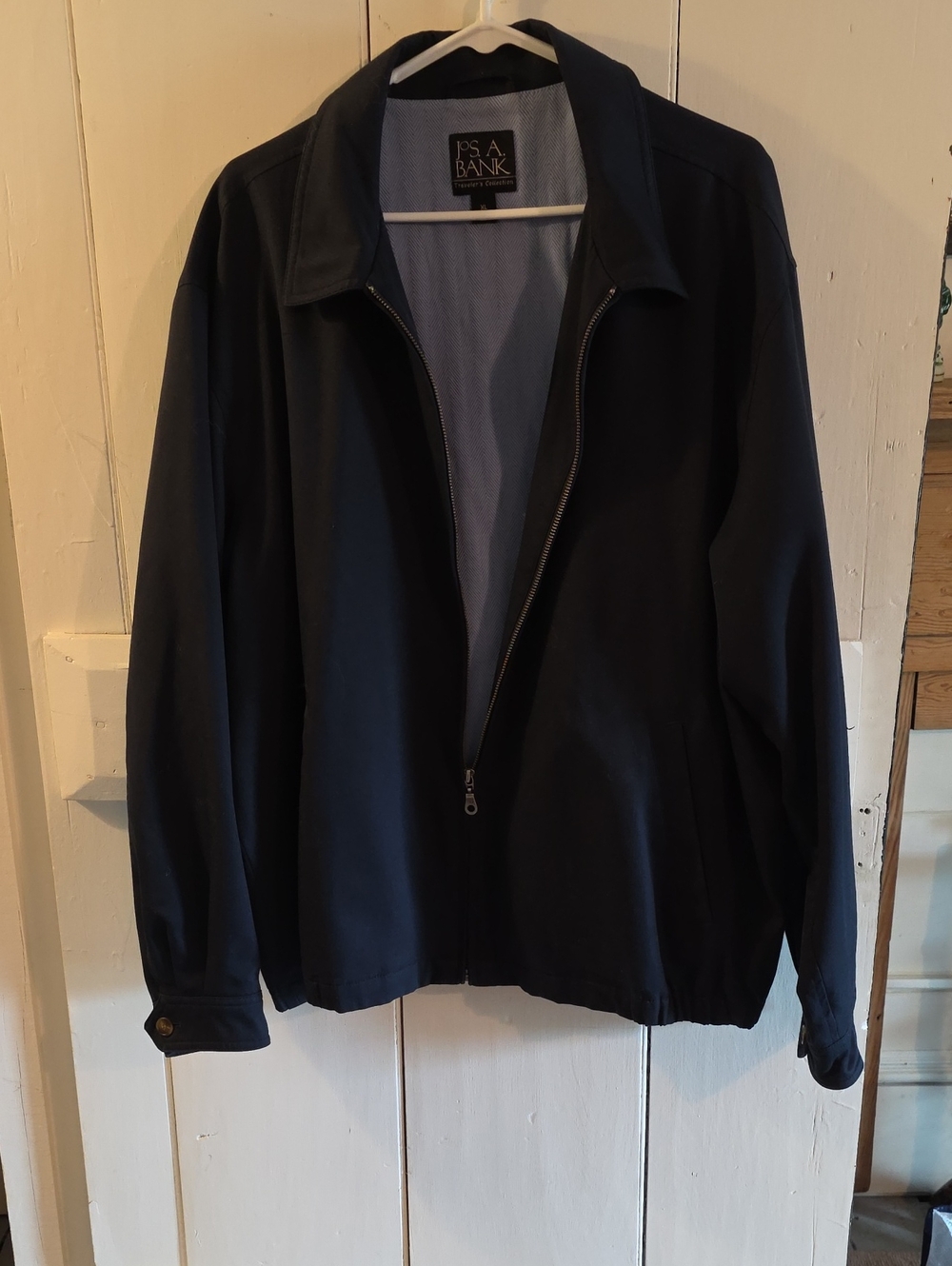 Jos. A. Bank Men's Dark Navy Zip Jacket
